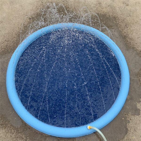 Non-Slip Splash Pad For Kids And Pet Dog Pool Summer Outdoor Water Toys Fun Backyard Fountain Play Mat - Image 5