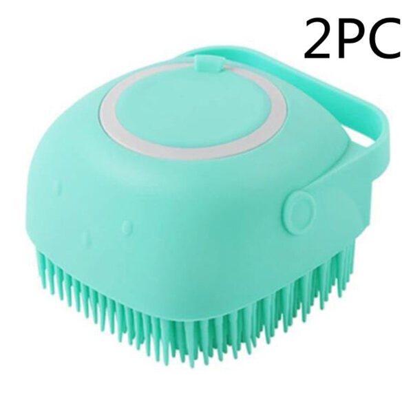 Silicone Dog Bath Massage Gloves Brush Pet Cat Bathroom Cleaning Tool Comb Brush For Dog Can Pour Shampoo Dog Grooming Supplies - Image 8