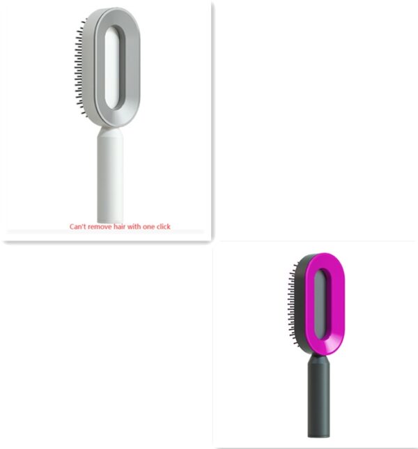 Self Cleaning Hair Brush For Women One-key Cleaning Hair Loss Airbag Massage Scalp Comb Anti-Static Hairbrush - Image 7